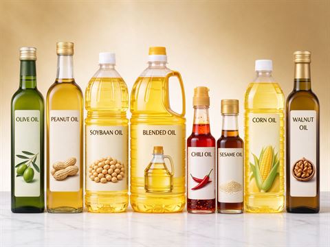 Edible oil & seasoning oil — bottle and container formats