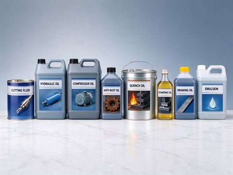 Industrial lubricants & metalworking — bottle and container formats