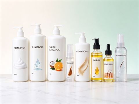 Shampoo & hair care — bottle and container formats