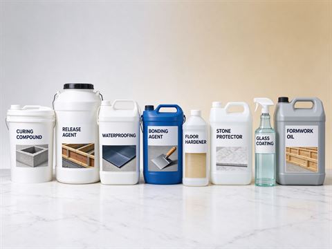 Construction & engineering chemicals — bottle and container formats