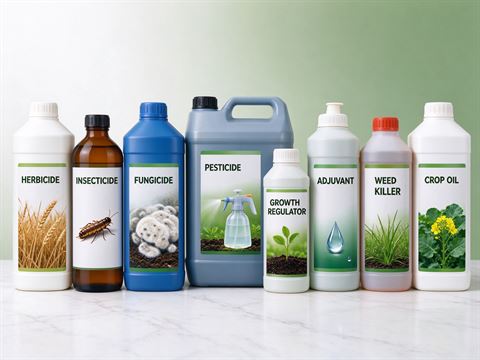 Agrochemicals & herbicides — bottle and container formats
