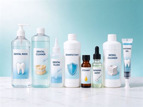 Dental & oral medical — bottle and container formats