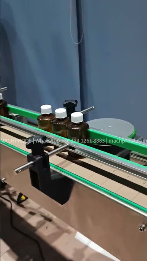 Eucalyptus Oil Filling Machine — 100 ml PET bottle · filling, capping, labeling & coding line · ±1%